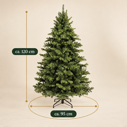 infographic opus55 infographic 2 - Cheqo® Kunstkerstboom 120 cm zonder Verlichting