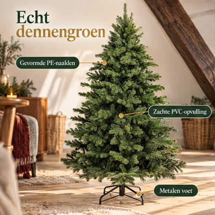 infographic opus55 infographic 4 - Cheqo® Kunstkerstboom 120 cm zonder Verlichting
