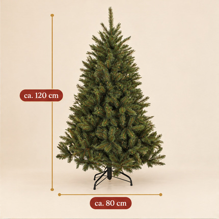 infographic opus55 infographic 2 - Cheqo® Kunstkerstboom 120 cm zonder Verlichting