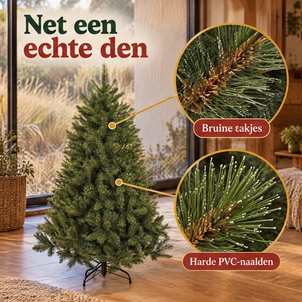 infographic opus55 infographic 3 - Cheqo® Kunstkerstboom 120 cm zonder Verlichting