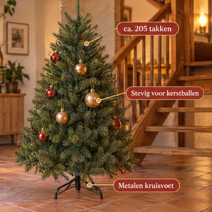 infographic opus55 infographic 6 - Cheqo® Kunstkerstboom 120 cm zonder Verlichting