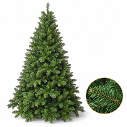 infographic opus55 hoofdafbeelding - Cheqo® Kunstkerstboom 155 cm met Zachte Naalden