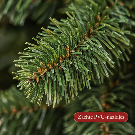 infographic opus55 infographic 2 - Cheqo® Kunstkerstboom 155 cm met Zachte Naalden