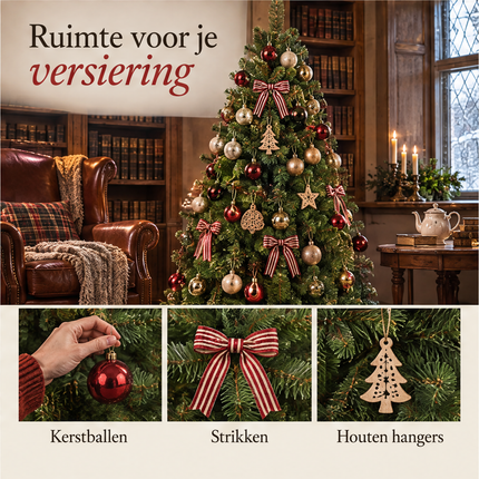 infographic opus55 infographic 5 - Cheqo® Kunstkerstboom 155 cm met Zachte Naalden