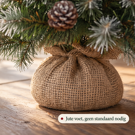infographic opus55 infographic 6 - Cheqo® Mini Kerstboom 90 cm met Witte Naaldpuntjes en Dennenappels