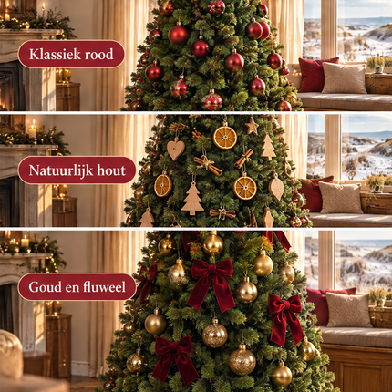 infographic opus55 infographic 5 - Cheqo® Kunstkerstboom 155 cm zonder Verlichting