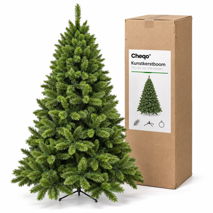 infographic opus55 verpakking - Cheqo® Kunstkerstboom 155 cm