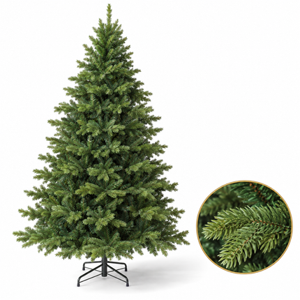 infographic opus55 hoofdafbeelding - Cheqo® Kunstkerstboom 230 cm zonder Verlichting