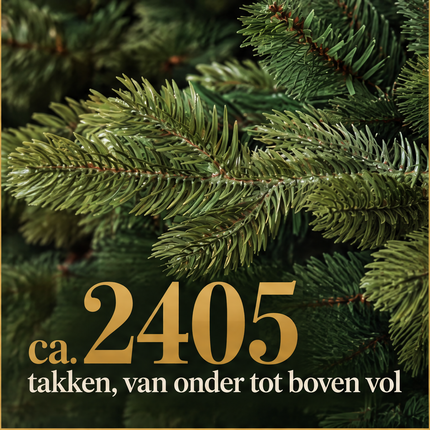 infographic opus55 infographic 2 - Cheqo® Kunstkerstboom 230 cm zonder Verlichting