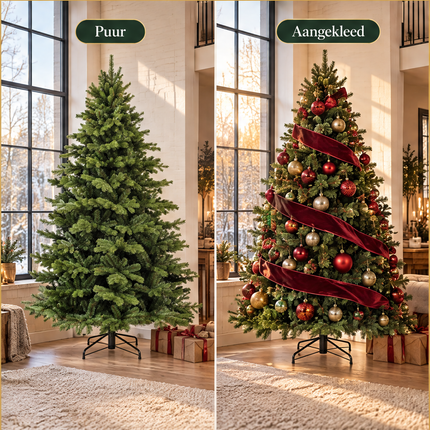 infographic opus55 infographic 5 - Cheqo® Kunstkerstboom 230 cm zonder Verlichting