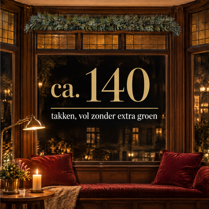 infographic opus55 infographic 5 - Cheqo® Kerstslinger 180 cm Blauw met Witte Puntjes