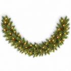infographic opus55 hoofdafbeelding - Cheqo® Kerstslinger 180 cm Groen met Witte Puntjes en 72 LED Warm Wit