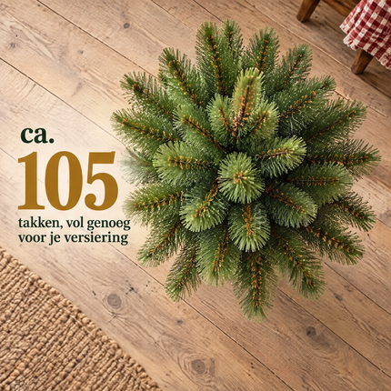 infographic opus55 infographic 4 - Cheqo® Mini Kerstboom 90 cm in Jute Zak