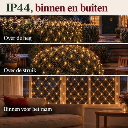 infographic opus55 infographic 3 - Cheqo® Netverlichting 320 LED Warm Wit met Stekkerdoos met Timer