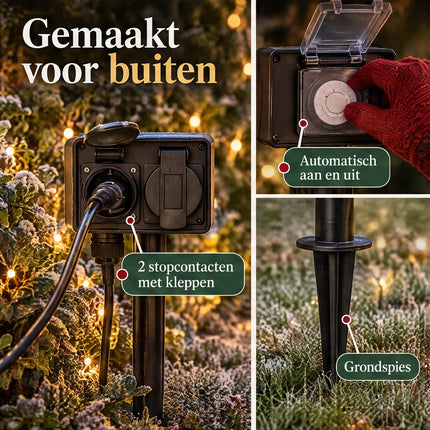 infographic opus55 infographic 4 - Cheqo® Netverlichting 320 LED Warm Wit met Stekkerdoos met Timer