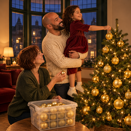 infographic opus55 infographic 6 - Cheqo® Gouden Kerstballen met Opbergbox en Kerstverlichting Extra Warm Wit