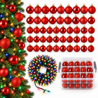 infographic opus55 hoofdafbeelding - Cheqo® Rode Kerstballen met Opbergbox en Gekleurde Kerstverlichting