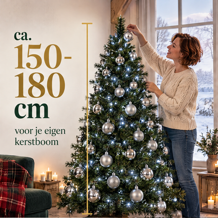 infographic opus55 infographic 2 - Cheqo® Clusterverlichting 560 LED Wit met 88 Zilveren Kerstballen