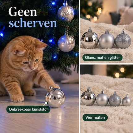 infographic opus55 infographic 4 - Cheqo® Kerstverlichting 240 LED Blauw met 88 Zilveren Kerstballen