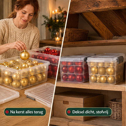 infographic opus55 infographic 5 - Cheqo® Kerstballen Rood en Goud 140 Stuks met Clusterverlichting 700 LED Extra Warm Wit