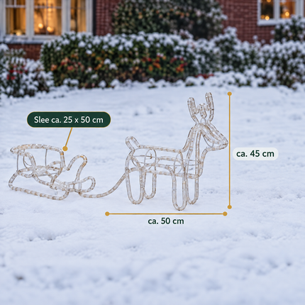 infographic opus55 infographic 4 - Cheqo® Rendier met Slee 324 LED Warm Wit