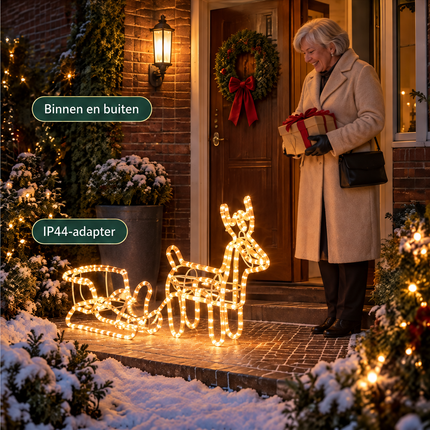 infographic opus55 infographic 5 - Cheqo® Rendier met Slee 324 LED Warm Wit