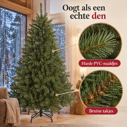 infographic opus55 infographic 2 - Cheqo® Kunstkerstboom 230 cm Ø150 cm zonder Verlichting