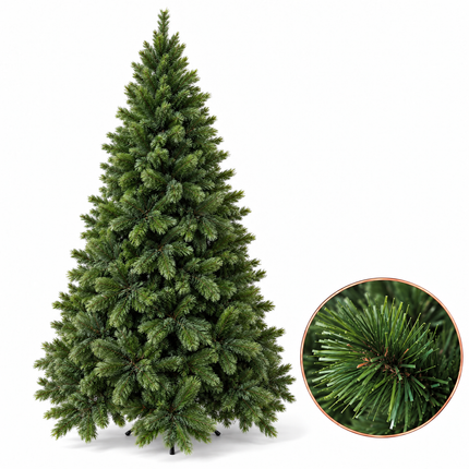 infographic opus55 hoofdafbeelding - Cheqo® Kunstkerstboom 215 cm Ø135 cm 805 Takken zonder Verlichting