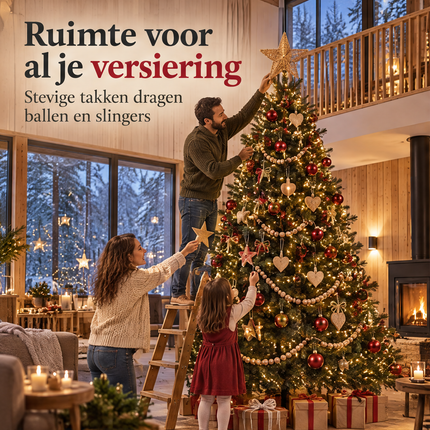 infographic opus55 infographic 1 - Cheqo® Kunstkerstboom 215 cm Ø125 cm zonder Verlichting