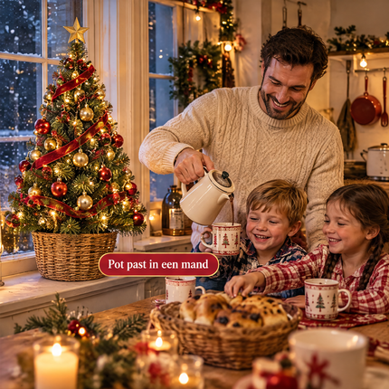 infographic opus55 infographic 6 - Cheqo® Mini Kerstboom 90 cm Ø50 cm met Verlichting Warm Wit