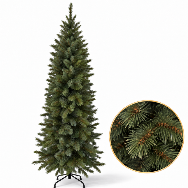 infographic opus55 hoofdafbeelding - Cheqo® Kunstkerstboom 230 cm Ø95 cm zonder Verlichting