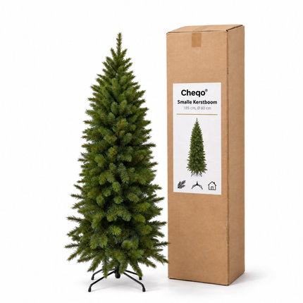 infographic opus55 verpakking - Cheqo® Kunstkerstboom 185 cm Ø80 cm zonder Verlichting