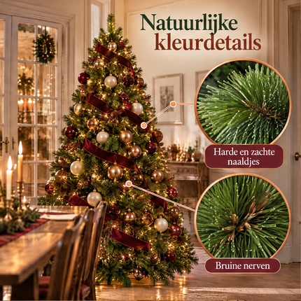 infographic opus55 infographic 2 - Cheqo® Kunstkerstboom 185 cm Ø110 cm 480 Takken zonder Verlichting