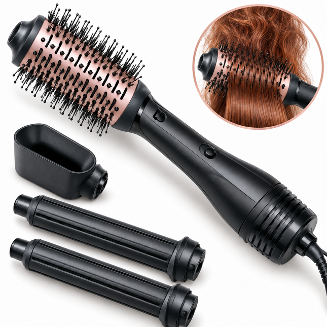 infographic opus55 hoofdafbeelding - Cheqo® Airstyler 4-in-1 1200W