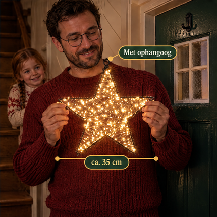 infographic opus55 infographic 5 - Cheqo® Kerstster 35 cm met Verlichting Extra Warm Wit