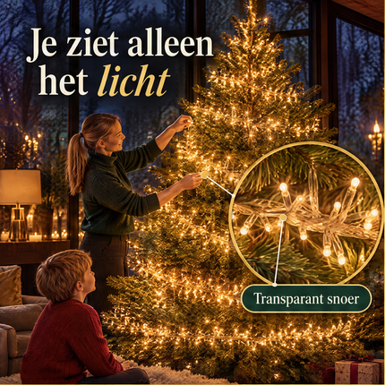 infographic opus55 infographic 1 - Cheqo® Cluster Kerstverlichting 1000 LED Extra Warm Wit met Transparant Snoer