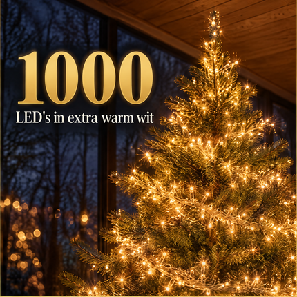 infographic opus55 infographic 2 - Cheqo® Cluster Kerstverlichting 1000 LED Extra Warm Wit met Transparant Snoer