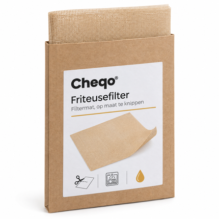infographic opus55 verpakking - Cheqo® Teflon Friteusefilter Herbruikbaar