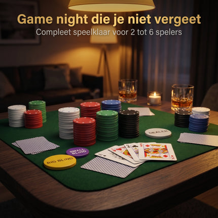 Cheqo® Pokerset Texas Hold'em - Lifestyle