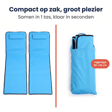 Cheqo® Strandmat Set van 2 - Bezwaarkiller