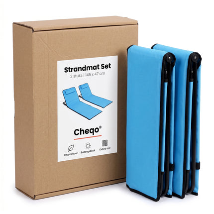 Cheqo® Strandmat Set van 2 - Verpakking