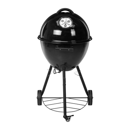 Cheqo® Luxe Houtskool BBQ - Houtskoolbarbecue - Barbecue - Ø48cm - Grill-oppervlak 44.5cm - Voorraadrek - Verrijdbaar - Ventilatierooster - Hoogte 93cm - Gewicht 8.4kg