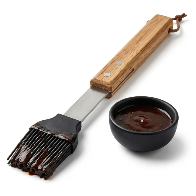 Cheqo® BBQ Kwast - Barbecue Kwast - Grill Kwast - Marinade Kwast - Siliconen BBQ Kwast - Siliconen Barbecue Kwast - Bakkwast - Siliconen Bakkwast - Kwast voor Marinade - Kwast voor BBQ