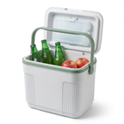 Cheqo® Koelbox - Koelbox 10l - Kleine Koelbox - Mini Koelbox - Koelbox Wit - Koelbox Groen - Draagbare Koelbox - Koelbox voor Picknick - Koelbox voor Camping - Koelbox voor Kamperen - Koelbox voor Strand