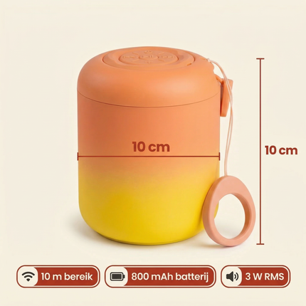Cheqo® Bluetooth Speaker - Draagbare Bluetooth Speaker - Bluetooth Box - Draagbare Speaker - Mini Bluetooth Speaker - Kleine Bluetooth Speaker - Bluetooth Speaker Waterdicht - Waterbestendige Bluetooth Speaker - Bluetooth Speaker voor Buiten