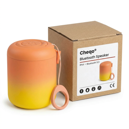 Cheqo® Bluetooth Speaker - Draagbare Bluetooth Speaker - Bluetooth Box - Draagbare Speaker - Mini Bluetooth Speaker - Kleine Bluetooth Speaker - Bluetooth Speaker Waterdicht - Waterbestendige Bluetooth Speaker - Bluetooth Speaker voor Buiten