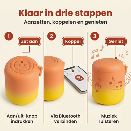 Cheqo® Bluetooth Speaker - Draagbare Bluetooth Speaker - Bluetooth Box - Draagbare Speaker - Mini Bluetooth Speaker - Kleine Bluetooth Speaker - Bluetooth Speaker Waterdicht - Waterbestendige Bluetooth Speaker - Bluetooth Speaker voor Buiten