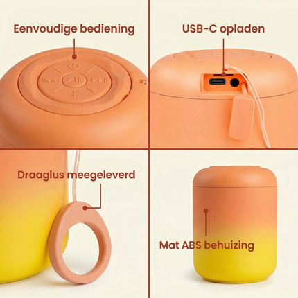 Cheqo® Bluetooth Speaker - Draagbare Bluetooth Speaker - Bluetooth Box - Draagbare Speaker - Mini Bluetooth Speaker - Kleine Bluetooth Speaker - Bluetooth Speaker Waterdicht - Waterbestendige Bluetooth Speaker - Bluetooth Speaker voor Buiten