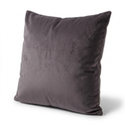 Cheqo® Sierkussen - Kussenhoes - Kussensloop - Velvet Sierkussen - Fluwelen Sierkussen - Donkergrijs Sierkussen - Sierkussen Bank - Sierkussen Woonkamer - Sierkussen Bed