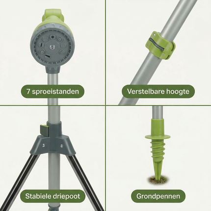 Cheqo® Buitendouche - Tuindouche - Camping Douche - Buitendouche Statief - Tuindouche Statief - Tuindouche met Statief - Buitendouche met Statief - Tuindouche op Statief